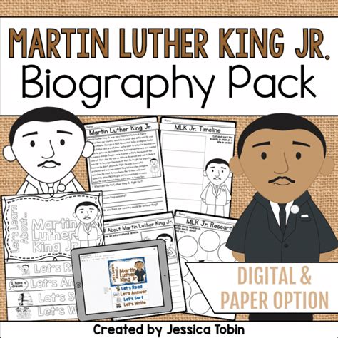 Martin Luther King Jr. Biography Pack