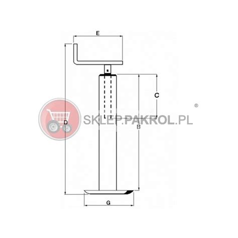 Stopa Podporowa SIMOL P560 495 Mm 1000 Kg