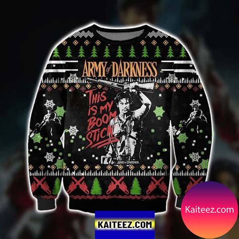 Army Of Darkness Christmas Ugly Sweater Kaiteez