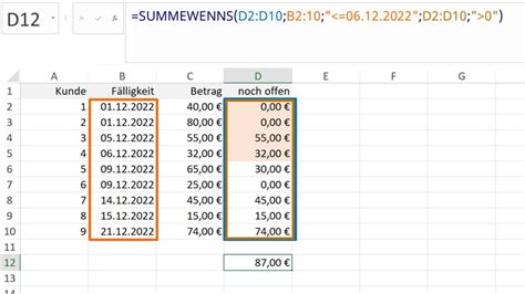 Summewenns Einfach Erklärt • Beispiele In Excel · [mit Video]