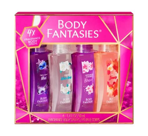 Body Fantasies Body Spray Set, 4 ct - Ralphs