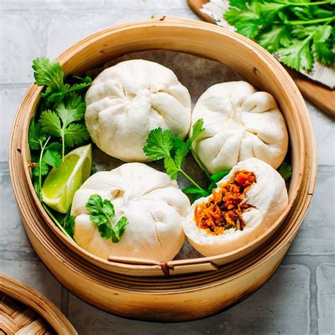 Sweet Potato Steamed Bao Buns Full Of Plants Recipe Steamed Bao