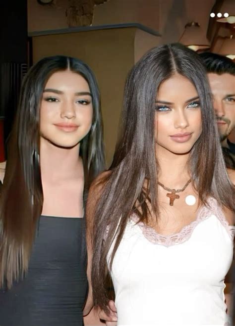 Adriana Lima And Her Daughter Coiffure Célébrités Femme