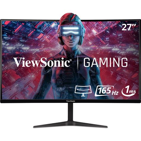 ViewSonic 27 16 9 Curved VA Gaming Monitor VX2718 2KPC MHD B H