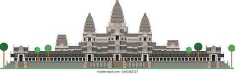 Angkor Wat Stock Vectors Images And Vector Art Shutterstock