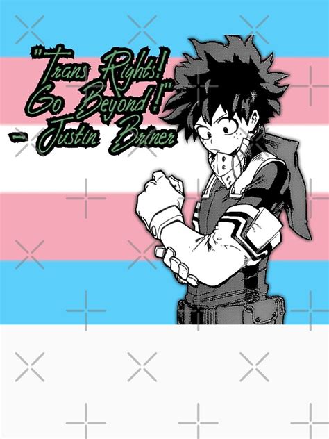 My Hero Academia Deku Transgender Pride Flag T Shirt For Sale By Queerwriter Redbubble Gay