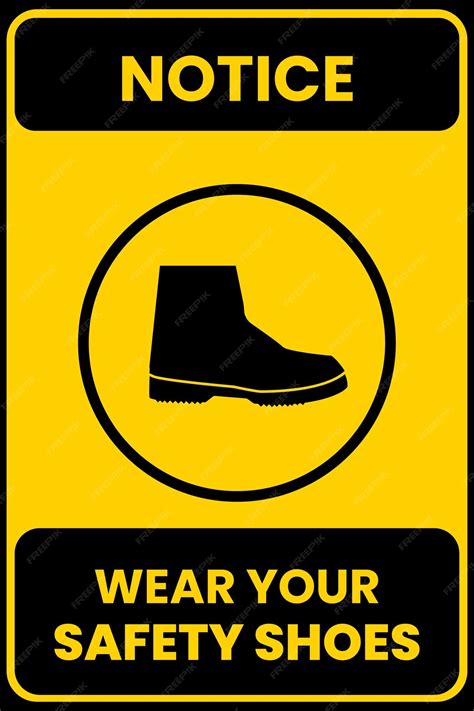 Premium Vector | A sign that says wear your boots.
