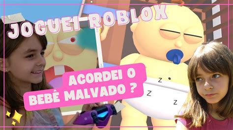 Joguei Roblox Fugindo Do Beb Fuja Do Obby Da Creche Roblox