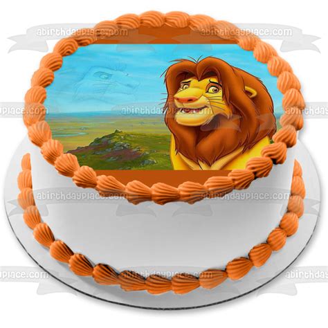 Disney The Lion King Mufasa Edible Cake Topper Image Abpid08000 A Birthday Place