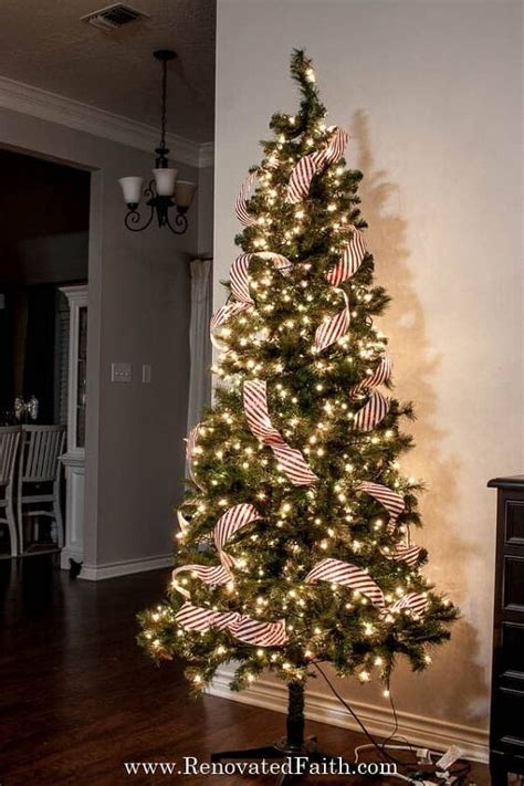 The EASIEST Way To Add Ribbon To A Christmas Tree Christmas Tree