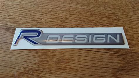 Volvo R Design Replacement Grille Badge Sticker C30 S40 V50 S60 Xc60 C70 Xc90 Ebay