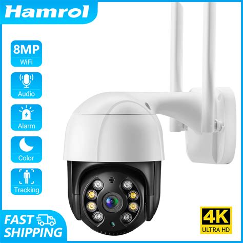 Hamrol Tuya Smart Life 5mp Mini Ptz Wifi Ip Camera Outdoor Ip Security