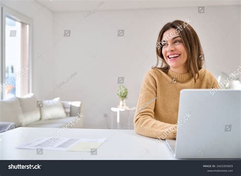 Happy Smiling Older Mature Middle Aged Stock Photo 2423355925