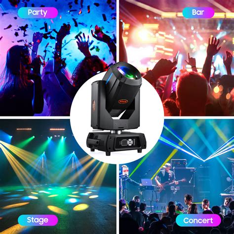 20R Sharpy Beam 380W LED Moving Head 17 Gobo DMX Prism DJ Stage Light