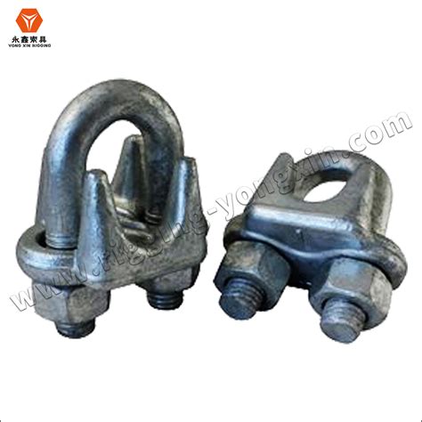 U S Type Drop Forged Galvanized Wire Rope Fitting Wire Rope Clip