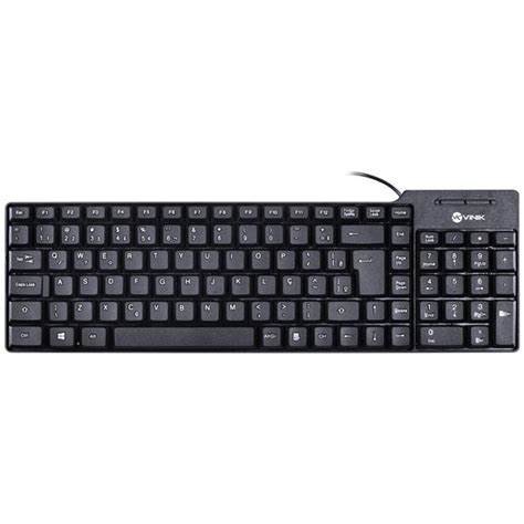 Teclado Usb Compacto Dynamic Abnt Preto Dt Vinik Pontofrio