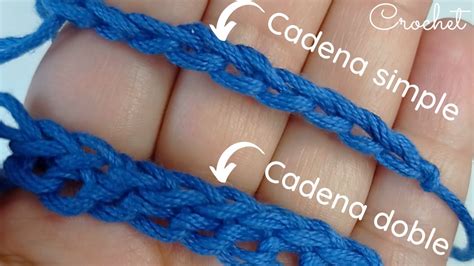 Cadena Doble A Crochet Youtube