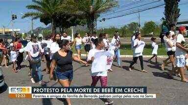 Gazeta Meio Dia Protesto Pela Morte De Beb Em Creche Na Serra