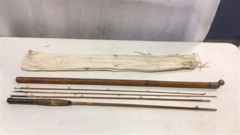 Sold Price: 2 Vintage Fly Fishing Rods with Original Wood Box - Invalid date MST