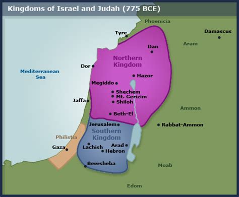 Israel and Judah (900-720 BC) | Short history website