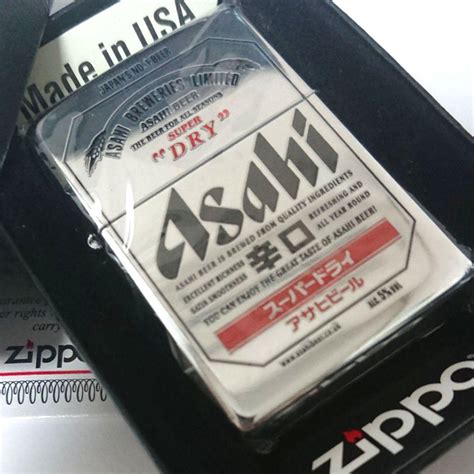 【数量は多】zippo アサヒ スーパードライ企業ジッポ 缶ビールsuper Dry タバコグッズ メンズ￥11 700