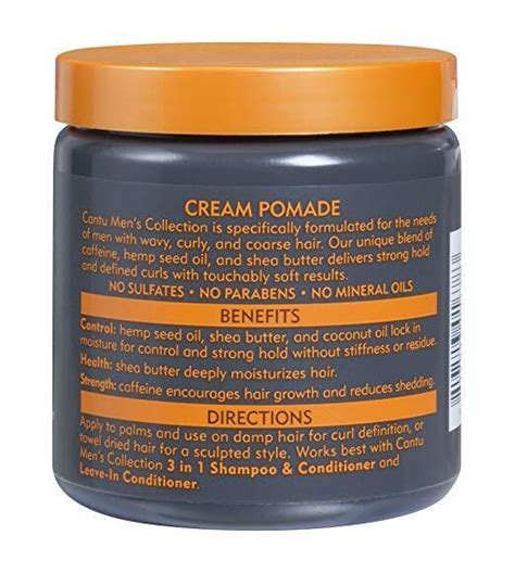 Cantu Shea Butter Mens Collection Cream Pomade 8 Ounce Made In Usa Ebay