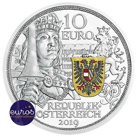 10 euros commémorative AUTRICHE 2019 Chevalier 825 ans de la Monnaie