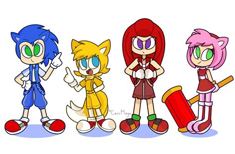 •human Sonic The Hedgehog Characters• Cartoon Amino