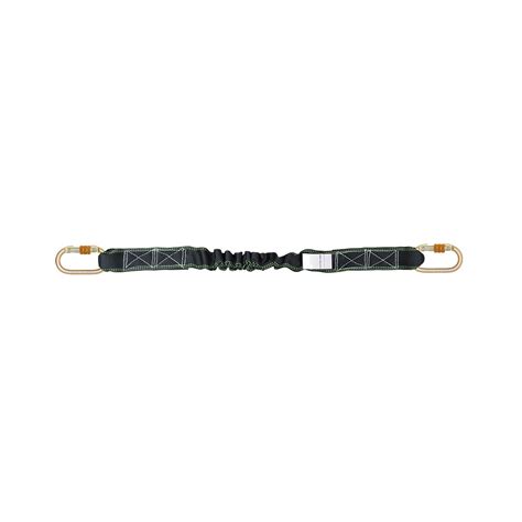 Internal Shock Absorbing Expandable Lanyard Both Side Karabiner Pn