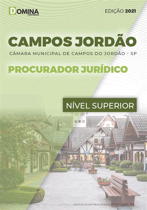 Apostila Câmara Campos Jordão Sp 2021 Procurador Jurídico