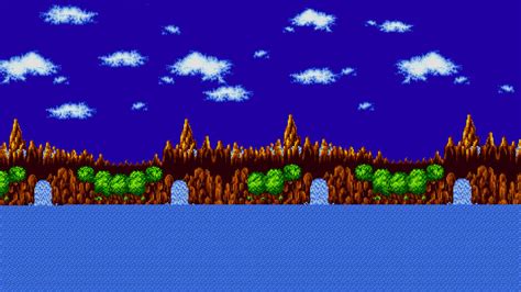 Sonic 1 Green Hill Present Background By Mtbvcdremixes On Deviantart