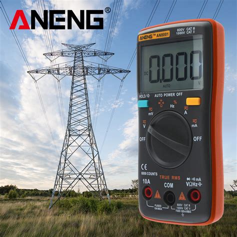 New Aneng An Orange Professional True Rms Digital Multimeter