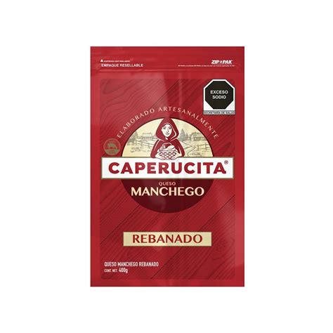 Queso Manchego Caperucita Rebanado 400 G Walmart