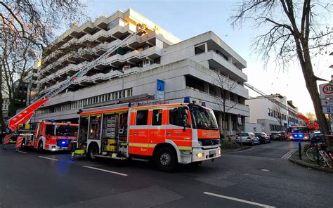 Düsseldorf Unterbilk nahe EVK Eine Person bei Feuer ums Leben gekommen