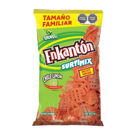 Botana Sazonada Encanto Enkantón surtimix chile y limón 170 g Walmart