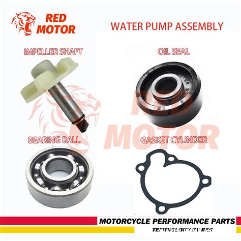 Water Pump Impeller Shaft Oil Seal Bearing Ball Gasket Cylinder Nmax V