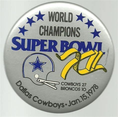 Item Detail - Dallas Cowboys Super Bowl XII