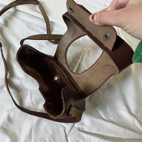 Vintage Leica Camera Bag Leather With Strap 100 Depop