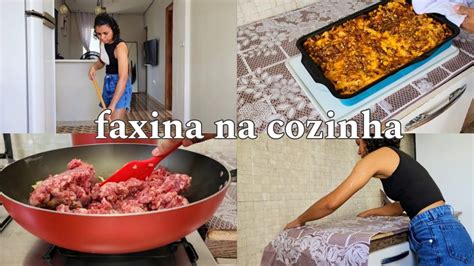 Faxina Preparando Marmitas Pra Semana Fiz Lasanha Faxina YouTube