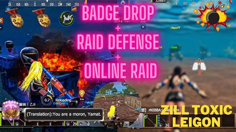 BADGE DROP RAID DEFENSE ONLINE RAID VS ZILL K BOSS TOXIC TRASH