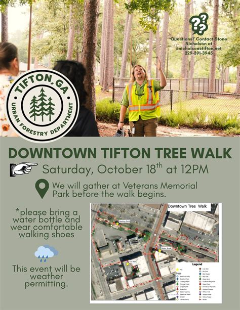 Calendar • Downtown Tifton Tree Walk