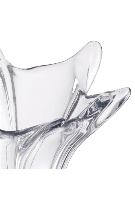 Handblown Glass Modern Vase Eichholtz Sutter In 2024 Hand Blown Glass Clear Glass Vases