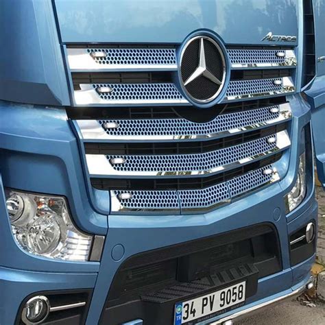 Grille De Calandre Inox Mercedes Actros MP4 MP5 1845 11 Pcs Acces