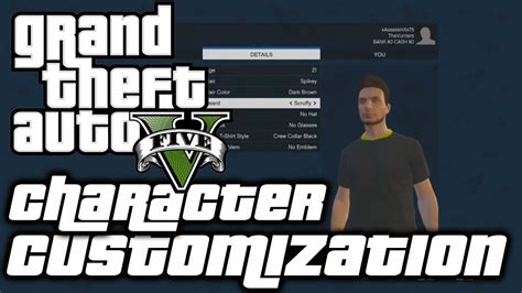 Grand Theft Auto 5 ONLINE Character Customization YouTube