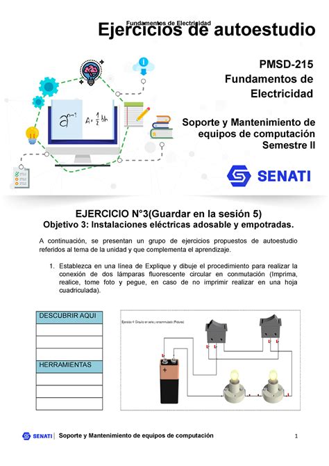 PMSD 215 Ejercicio T003 Paredes Fundamentos De Electricidad EJERCICIO