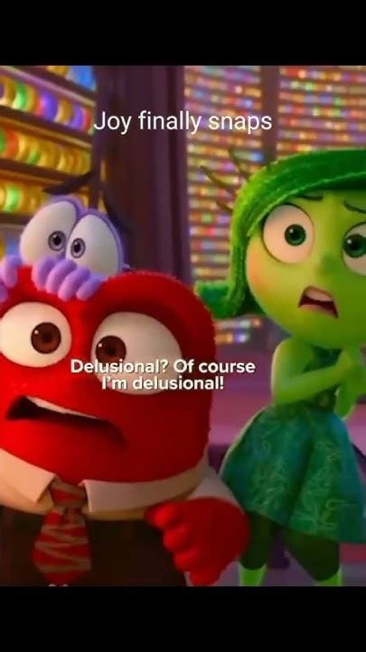 Joy From Inside Out Finally Snaps Disney Edits Movie Youtube