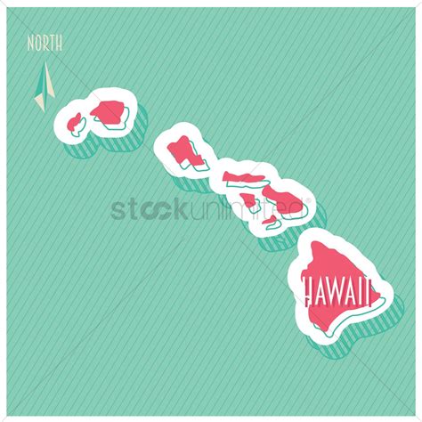 Hawaii Map Vector At Collection Of Hawaii Map Vector