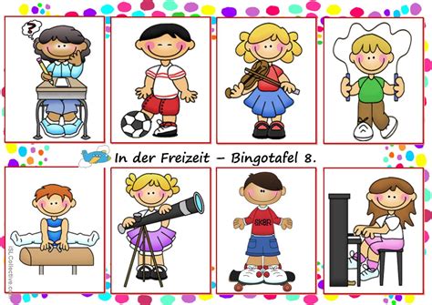 In Der Freizeit Bingo Deutsch Daf Arbeitsbl Tter Pdf Doc