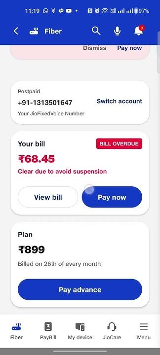 Billing Issue In Jio Fiber Jio Jiofiber Jio Delhi Ncr Youtube