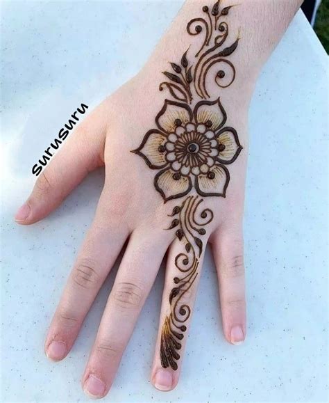 Simple And New Designs Of Mehndi For Beginners Simple Henna